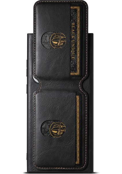 Samsung Galaxy S24 Ultra Cep u Dikey Çevirme Mumlu Doku Telefon Kılıfı (Yurt Dışından) fiyatları