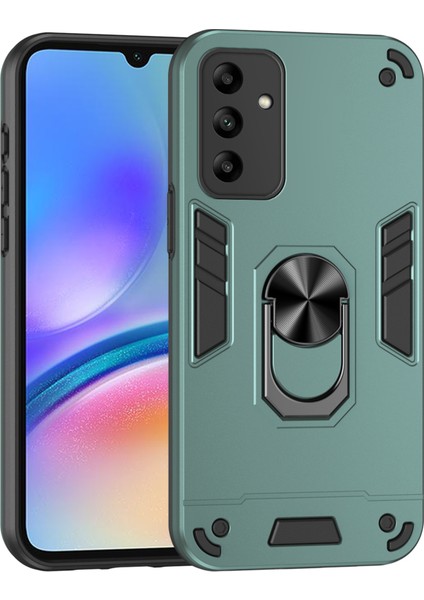 Samsung Galaxy A05S 4g Telefon Kılıfı Pc+Tpu Kapak Döner Kickstand-Yeşil (Yurt Dışından)