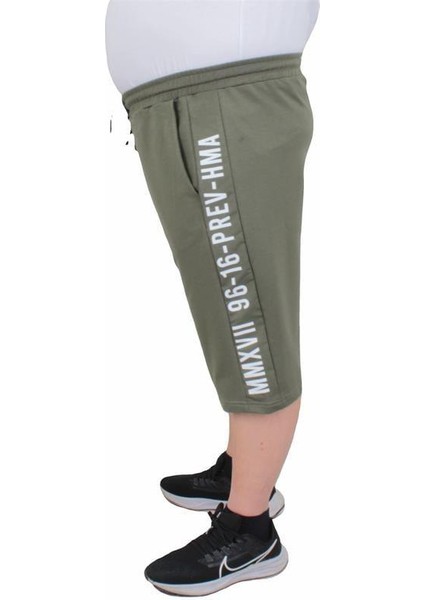 Büyük Beden Erkek Penye Şort Mmxvıı 24625 Hakı fiyatları