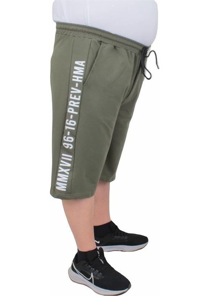 Büyük Beden Erkek Penye Şort Mmxvıı 24625 Hakı modelleri