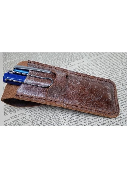 Hakiki Deri El Emeği Özel Kalemleriniz Için Kalemlik Kalem Kutu 27 cm 6 cm modelleri