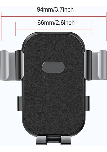 Otomatik Kilitli Gidon Bağlantılı Motorsiklet Telefon Tutucu 4.7-7.2 Inç Arası Telefonlara Uyumlu fiyatları
