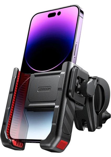 Motosiklet Bisiklet Telefon Tutucu Gidon Bağlantılı 4.6-7.0 Inç Telefon Uyumlu Joyroom indirimleri