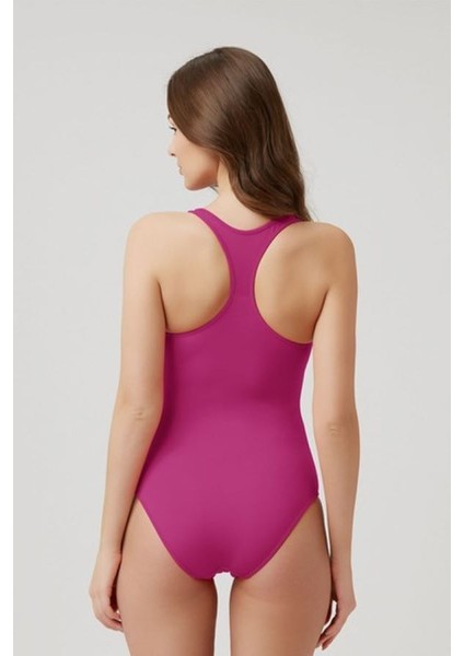 Yuvarlak Yakalı Sırt Detaylı Kaplı Balensiz Anaj Yüzücü Mayosu modelleri