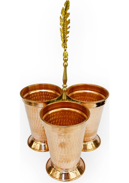 Martelalı Üçlü Bakır Kaşıklık modelleri