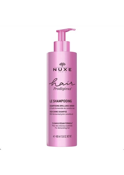 Nuxe Hair Prodigieux High Shine Shampoo Yoğun Parlaklık Veren Şampuan 400 ml