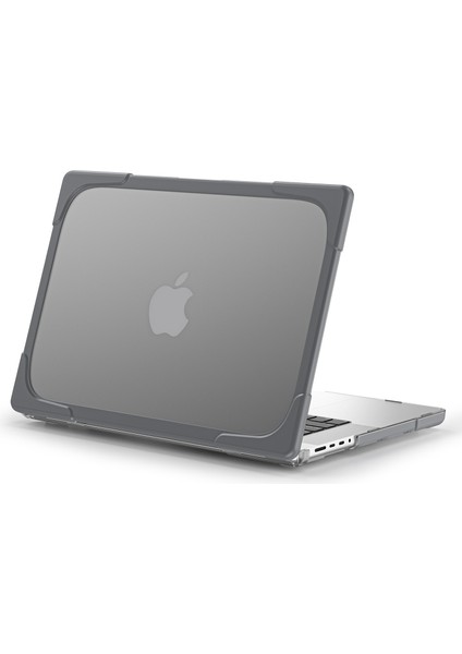 MacBook Pro 14 Inç (2021) A2442/14 Inç (2023) A2779 /A2918/A2992 (M1/m2/m3) Sert Pc Laptop Kılıfı-Gri (Yurt Dışından)