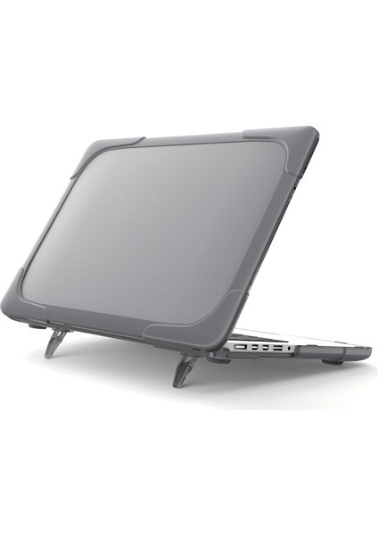 MacBook Pro 15 Inç/pro Retina 15 Inç A1398 GRI İçin Destek Ayaklı Sert Pc Dizüstü Bilgisayar Çantası Dizüstü Bilgisayar Kapağı (Yurt Dışından)