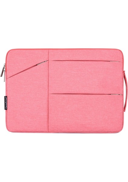 Notebook Çantası 13-Inç Dizüstü Bilgisayar Koruyucu Kılıf Cepli Taşıma Çantası-Pembe (Yurt Dışından)