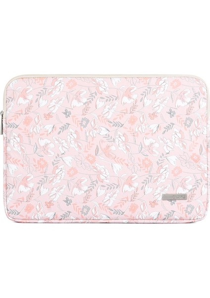 14 Inç Dizüstü Bilgisayar Sıçramaya Dayanıklı Koruyucu Kılıf Çiçek ve Yapraklar Baskı Dizüstü Taşınabilir Fermuarlı Çanta (Yurt Dışından)