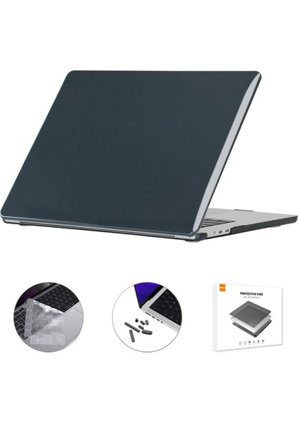 Macbook Air 15 Inç (2023) A2941 (Ab Versiyonu) Sert Pc Dizüstü Bilgisayar Kılıfı, Tpu Klavye Filmi + Toz Geçirmez Fişler (Yurt Dışından)