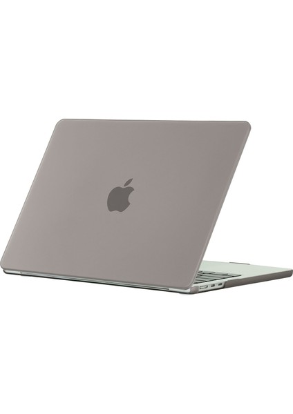 MacBook Air 13 Inç (2022) A2681/(2024) A3113 M3 Mat Kaplama Koruyucu Laptop Kapağı Çizilmeye Dayanıklı Sert Pc Dizüstü Bilgisayar Kılıfı-Gri (Yurt Dışından)