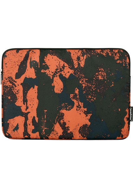 Kamuflaj Desenli Dizüstü Bilgisayar Kılıfı Yumuşak Astarlı Dizüstü Bilgisayar Çantası-Turuncu/12 Inç Dizüstü Bilgisayar Için (Yurt Dışından)