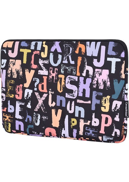 Dizüstü Bilgisayar Kılıfı Harfler Baskı Ultra Ince Küçük Çantalı Dizüstü Bilgisayar Çantası-Siyah/15 Inç Dizüstü Bilgisayar Için (Yurt Dışından) fiyatları