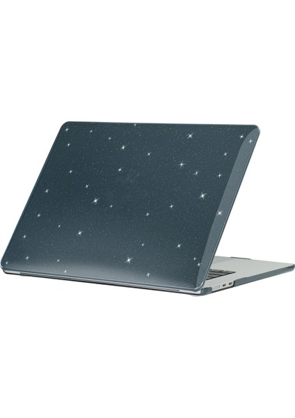 Macbook Air 15 Inç (2023) M2 A2941/(2024) A3114 M3 Darbeye Dayanıklı Sert Pc Kasa Anti Drop Glitter Laptop Kapak (Yurt Dışından)