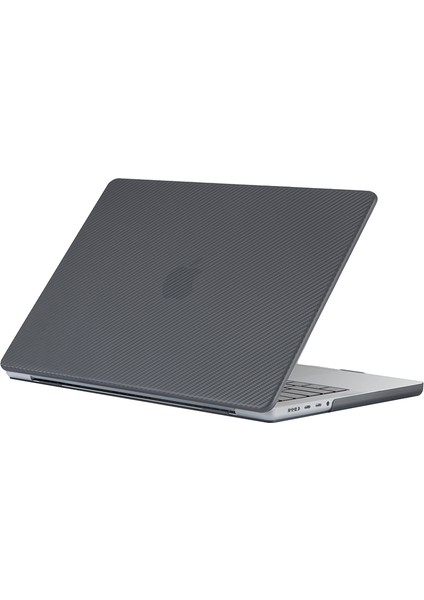 MacBook Air 13 Inç A1932/A2179/A2337 Karbon Fiber Doku Sert Laptop Kapak Sert Kılıflu Kılıf Ayak Pedi (Yurt Dışından)