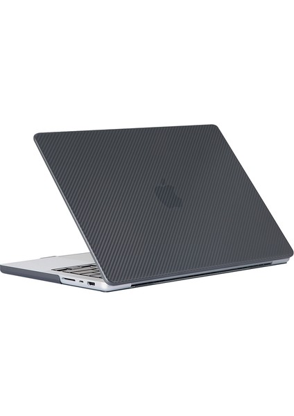 MacBook Air 13 Inç A1932/A2179/A2337 Karbon Fiber Doku Sert Laptop Kapak Sert Kılıflu Kılıf Ayak Pedi (Yurt Dışından)