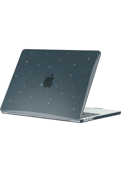 MacBook Pro 13 Inç (2016-2020) A1706 A1708 A1989 A2159 A2338 Laptop Case Starry Sky Sert Pc Kapak-Siyah (Yurt Dışından)