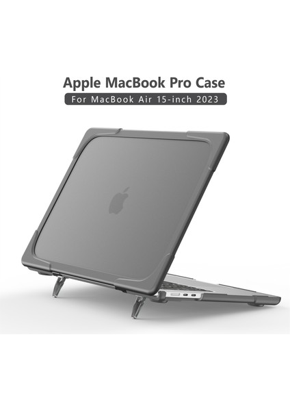 Macbook Air 15 Inç (2023) M2 A2941/(2024) A3114 M3 Stand Ta mı Dizüstü Bilgisayar Çizilmez Sert Pc Kapağı Laptop Çantası (Yurt Dışından)