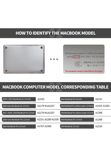 Destekleyici Stand Pc Laptop Kılıfı Koruyucu Notebook Kapağı MacBook Air 13 Inç A1932/A2179/A2337-RED (Yurt Dışından)