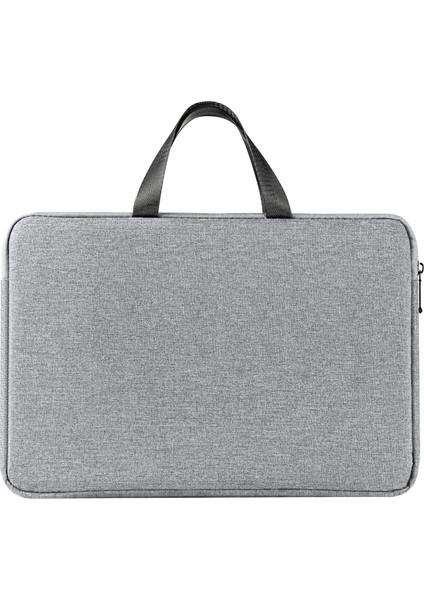 14-15.4 Inç Yatay Laptop Çantası Suya Dayanıklı Notebook Çantası-Açık Gri (Yurt Dışından)