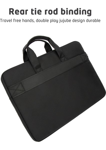 MA557 15-15,6 Inç Dizüstü Bilgisayarlar Için Taşınabilir Taşıma Çantası Çizilmeye Dayanıklı Polyester Kol Çantası Saplı Askı (Yurt Dışından) fiyatları