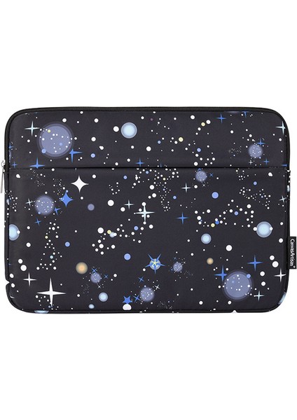 Yıldızlı Gökyüzü Desenli Fermuarlı Dizüstü Bilgisayar Kılıfı 12 Inç Dizüstü Bilgisayar Için Taşıma Çantası-Siyah (Yurt Dışından) fiyatları