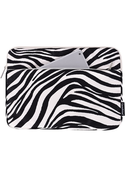 Zebra Çizgili Desenli Darbeye Dayanıklı Kol Çantası 11 Inç Dizüstü Bilgisayarlar İçin Çizilmeye Dayanıklı Taşıma Çantası (Yurt Dışından)