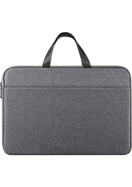 14-15.4 Inç Yatay Laptop Çantası Suya Dayanıklı Notebook Çantası-Koyu Gri (Yurt Dışından)