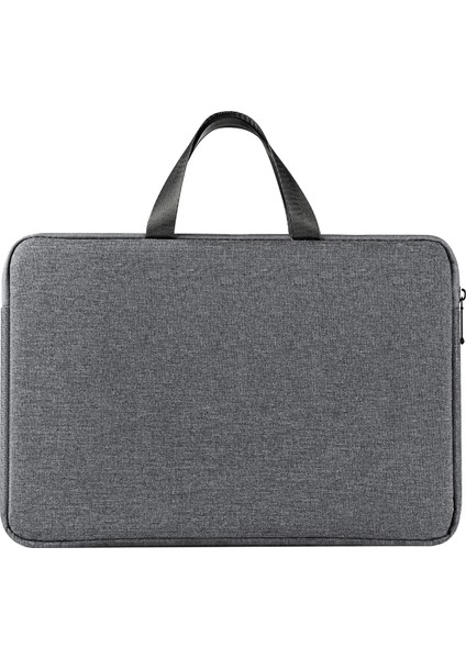14-15.4 Inç Yatay Laptop Çantası Suya Dayanıklı Notebook Çantası-Koyu Gri (Yurt Dışından)