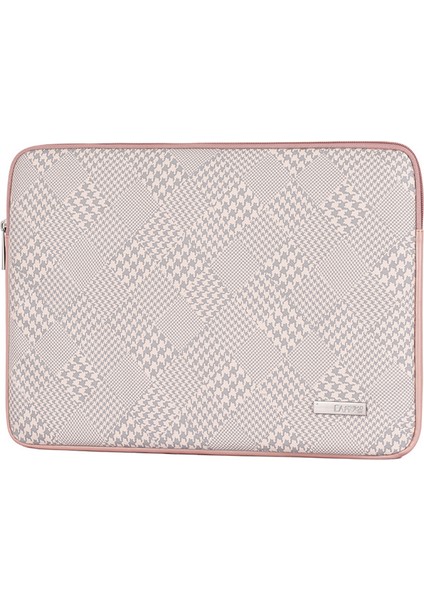 Balıksırtı Desen Fermuarlı Dizüstü Bilgisayar Kol Çantası Dizüstü Bilgisayar Koruyucu Kapak Küçük Çanta-Pembe Kenar/13 Inç Dizüstü Bilgisayar Için (Yurt Dışından) fiyatları