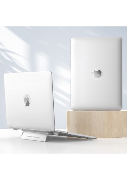 MacBook Air 13 Inç (2018) A1932/(2020)/(2021) A2179 A2337 Dizüstü Bilgisayar Koruyucu Kılıf Isı Dağılımı Kickstand Kapak (Yurt Dışından)
