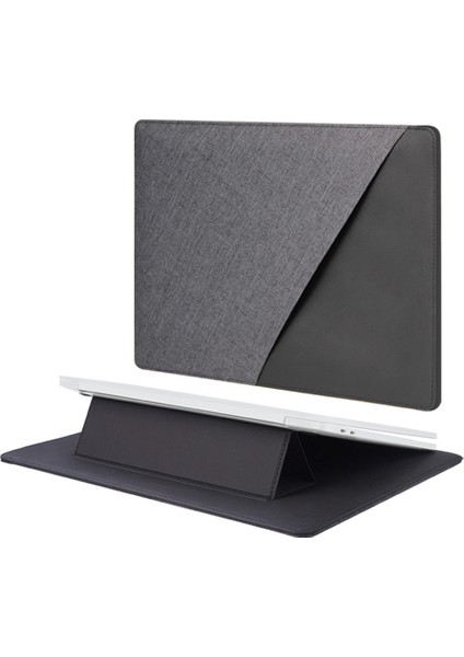 14 Inç Dizüstü Bilgisayar Ultra-Ince Kol Darbeye Dayanıklı Anti-Çizik Dizüstü Bilgisayar Kılıfı Manyetik Tutucu Standı ile (Yurt Dışından)