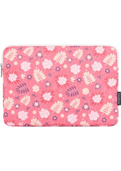 Baskı Yaprak Çiçek Desen Dizüstü Bilgisayar Kol Dizüstü Taşıma Çantası Seyahat Çantası 11 Inç Dizüstü Bilgisayar (Yurt Dışından)