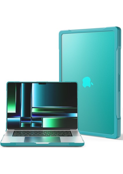 MacBook Pro 14 Inç (2021) A2442/14 Inç (2023) A2779 /A2918/A2992 (M1/m2/m3) Pc+Tpu Laptop Kılıfı-Bebek Mavisi Için (Yurt Dışından)