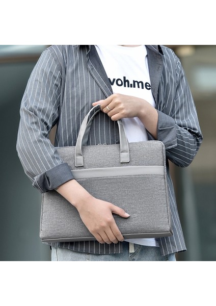 14 Inç Dizüstü Bilgisayar Çantası Su Geçirmez Oxford Kumaş Dizüstü Saklama Çantası Taşıma Çantası-Siyah (Yurt Dışından) fiyatları