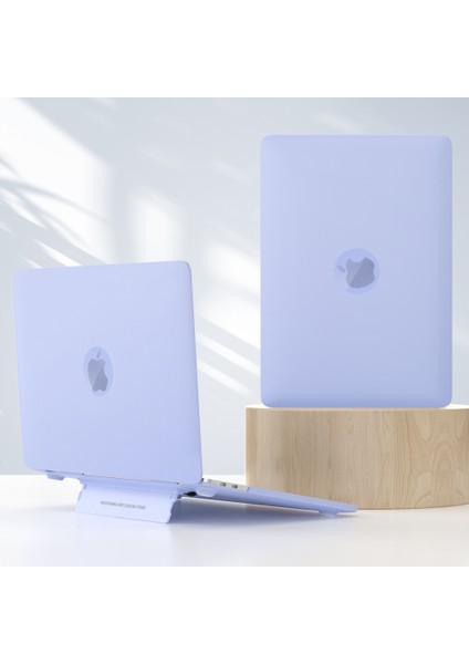 MacBook Pro 13 Inç (2016) A1706 A1708/(2018) A1989/(2019) A2159/(2020)/(2022) A2289 A2251 A2338 Pc Kapağı-Mor Laptop Kılıfı (Yurt Dışından)