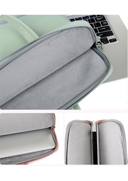 15 15.6 Inç Bilgisayar Kasası Peluş Astarlı Taşınabilir Laptop Çantası Laptop Aksesuarları Saklama Çantası (Yurt Dışından)