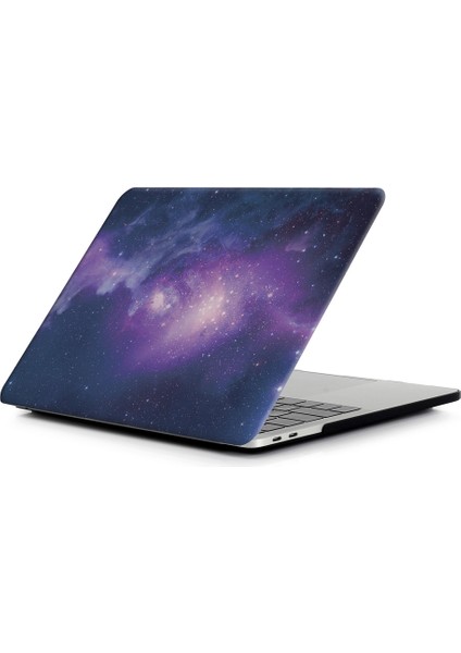 Ön/arka Sert Koruyucu Kılıf MacBook Air 13,3 Inç Retina Ekran A2337 M1 (2020)/AIR 13,3 Inç Retina Ekran A2179 (2020)/AIR 13,3 Inç (2019) (2018) A1932-STARRY Sky/mor (Yurt Dışından)