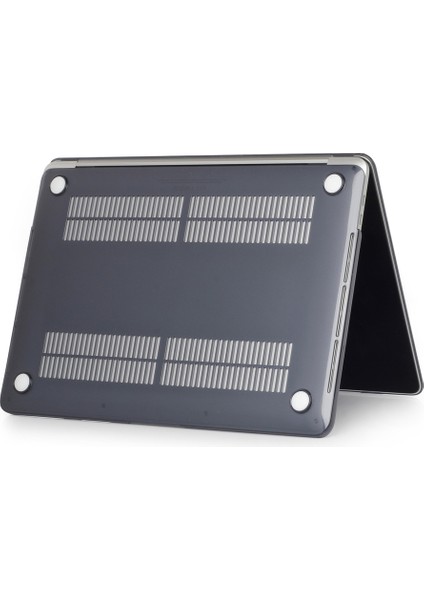 Iki Parçalı Crystal Clear Pc Hard Case MacBook Pro 13 Inç (2016) A1706/A1708/A1989/A2159/A2251/A2289/A2338 SIYAH (Yurt Dışından)