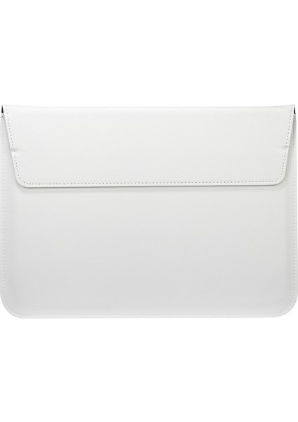 Apple MacBook 12 Inç/air 11,6 Inç Beyaz Için Zarf Stili Deri Kılıf Kılıf (Yurt Dışından)