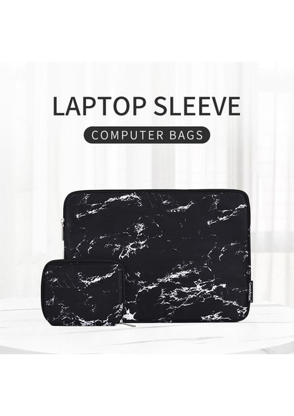 Mermer Desenli Dizüstü Bilgisayar Kolu Yumuşak Linner Küçük Çantalı Dizüstü Bilgisayar Çantası-Beyaz/15-Inç Dizüstü Bilgisayar Için (Yurt Dışından) fiyatları