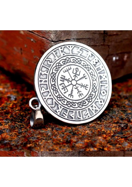Çift Taraflı Kullanım Viking Mitoloji Kuzgun Kolye / Viking Pusula Kolye / Raven Kuş Kolye fiyatları