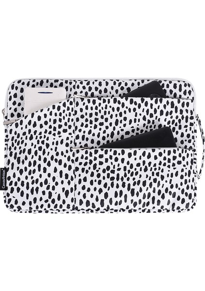 15 Inç Dizüstü Bilgisayarlar Için Inek Desenli Darbeye Dayanıklı Kol Çantası 3 Dış Torbalı Çizilmez Taşıma Çantası (Yurt Dışından)