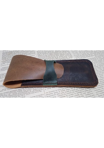Hakiki Deri El Emeği Özel Kalemleriniz Için Kalemlik Kalem Kutu 27 cm 6 cm