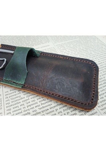 Hakiki Deri El Emeği Özel Kalemleriniz Için Kalemlik Kalem Kutu 27 cm 6 cm fırsatları