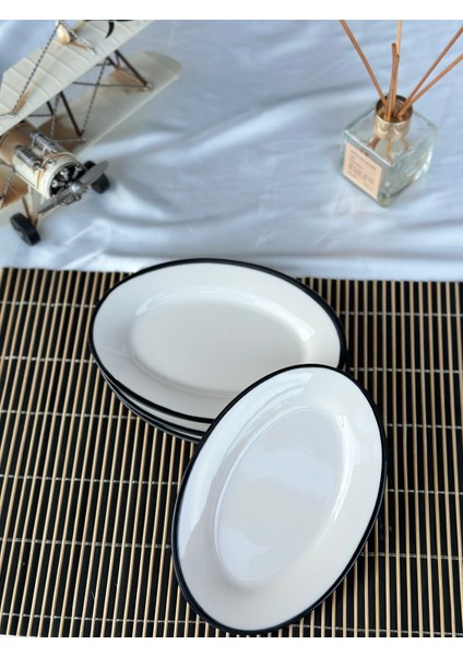 Kütahya 2'li 20CM Porselen Kahvaltı Tabağı Sunum Servis Seti