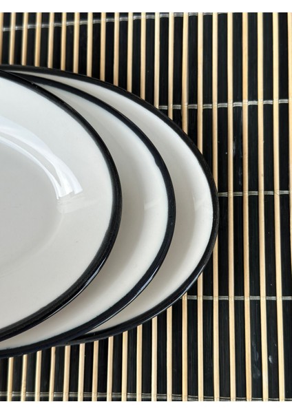 Kütahya 2'li 20CM Porselen Kahvaltı Tabağı Sunum Servis Seti
