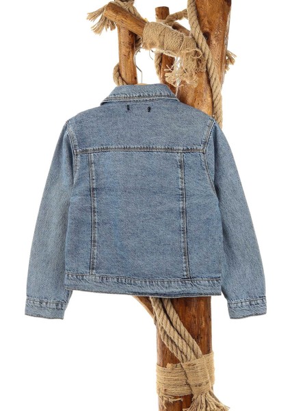 Unisex Likralı Kot Ceket