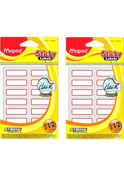 Sticky Notes (13 * 38 mm ) Ayraç Etiklet ( 2 Adet ) x ( 112 Etiket )